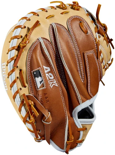 33.5 Inch Wilson A2K WTA2KRB20M1 Adult Catcher Baseball Mitt - Image 4