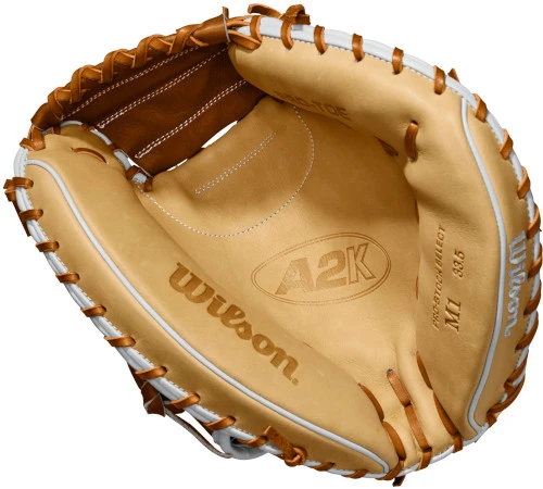 33.5 Inch Wilson A2K WTA2KRB20M1 Adult Catcher Baseball Mitt - Image 2