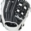 11 Inch Easton Future Elite Series Black/White Youth Infield Baseball Glove FE1100