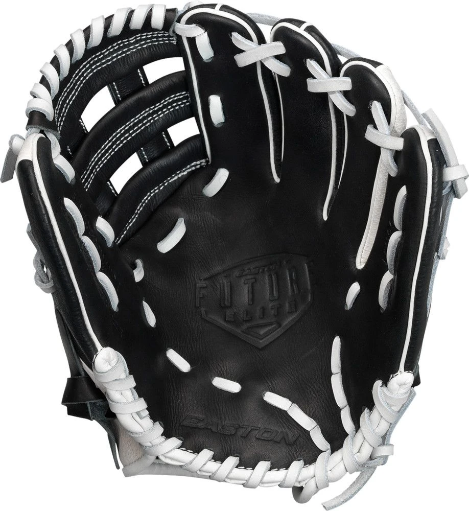 11 Inch Easton Future Elite Series Black/White Youth Infield Baseball Glove FE1100 - Image 2