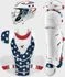 Easton Jen Schro The Very Best Stars & Stripes Women's Medium Fastpitch Softball Catchers Gear Set A165449SS