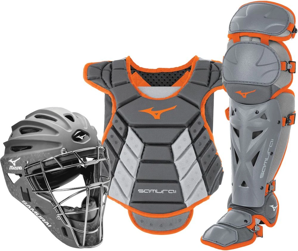 Mizuno Samurai 380422 Women's Fastpitch Softball Intermediate Catcher's Gear Set - Image 6