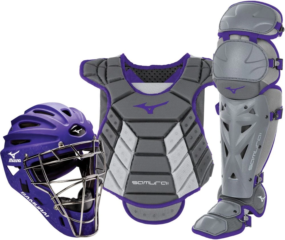 Mizuno Samurai 380422 Women's Fastpitch Softball Intermediate Catcher's Gear Set - Image 7