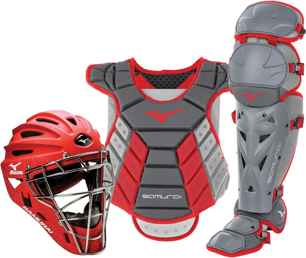 Mizuno Samurai 380422 Women's Fastpitch Softball Intermediate Catcher's Gear Set - Image 8