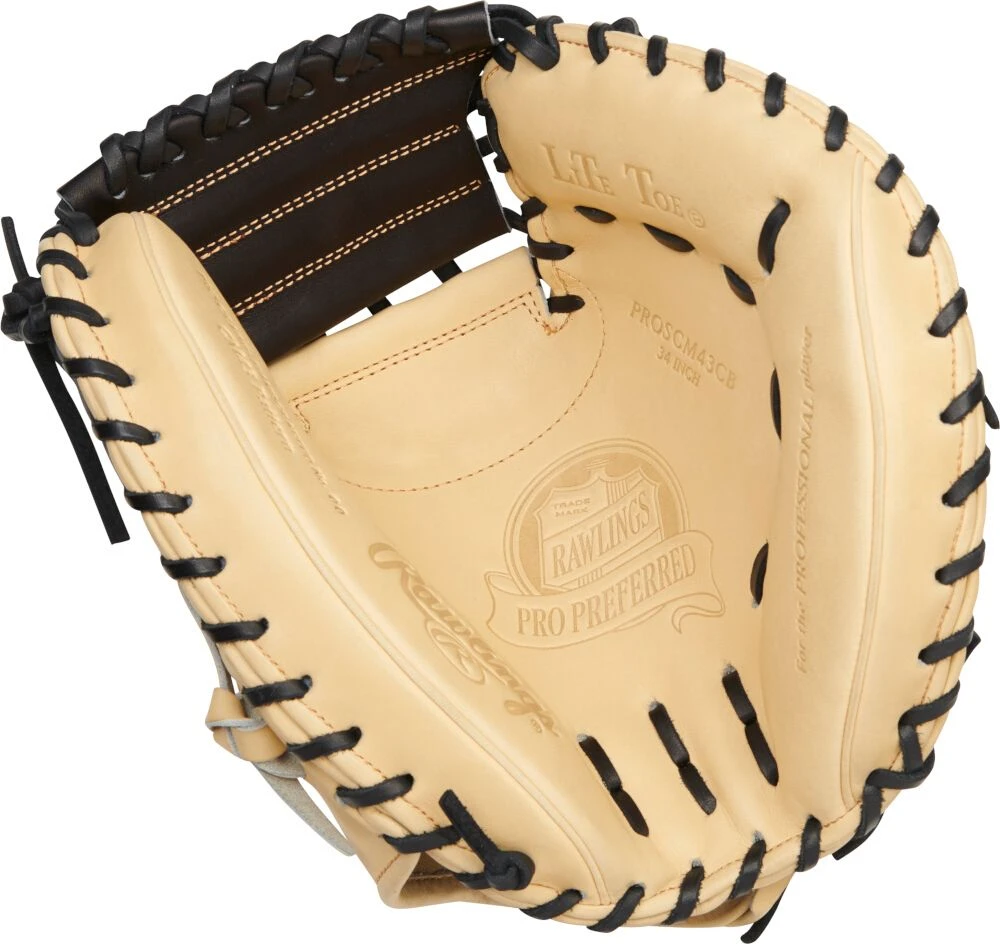34 Inch Rawlings Pro Preferred Adult Catcher Baseball Mitt PROSCM43CBS - Image 2