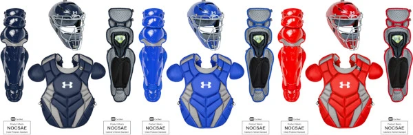 Under Armour Pro 4 Series Youth Baseball Catcher Gear Set UACKCC4-JRP - Image 2