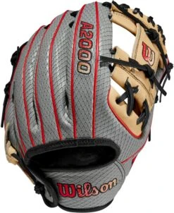 11.25 Inch Wilson A2000 Pedroia Fit SuperSkin Infield Baseball Glove WBW1009811125