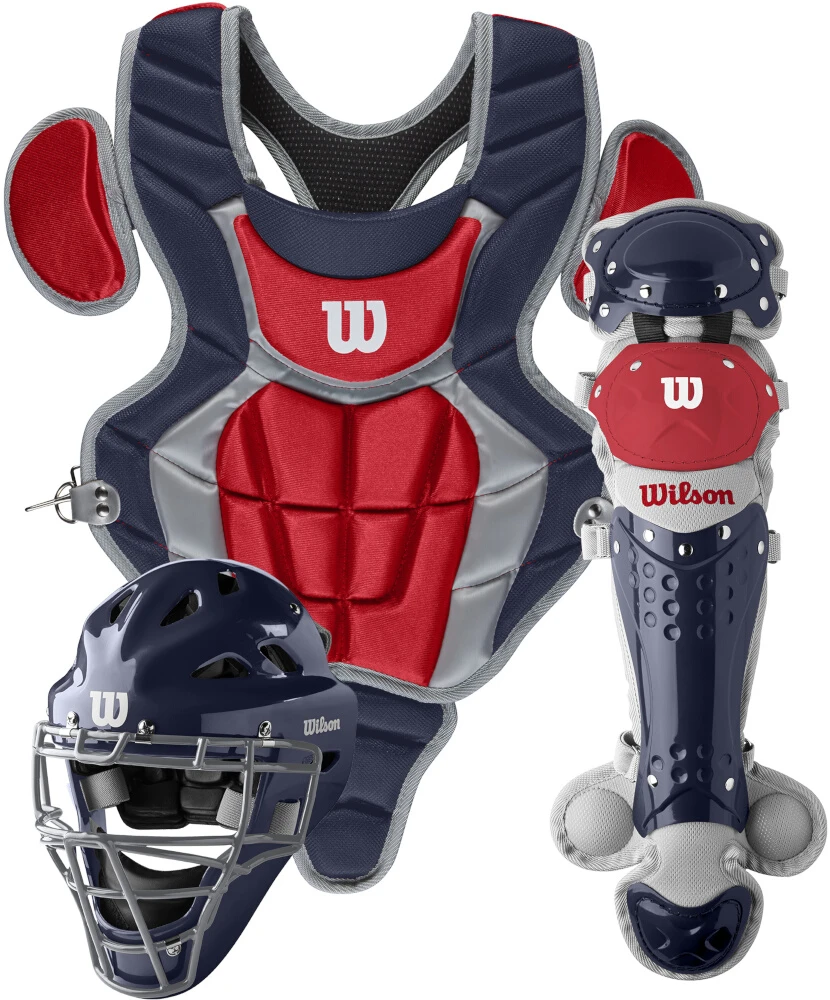 Wilson C200 Youth Baseball Catcher's Gear Kit WB57116 - Image 8