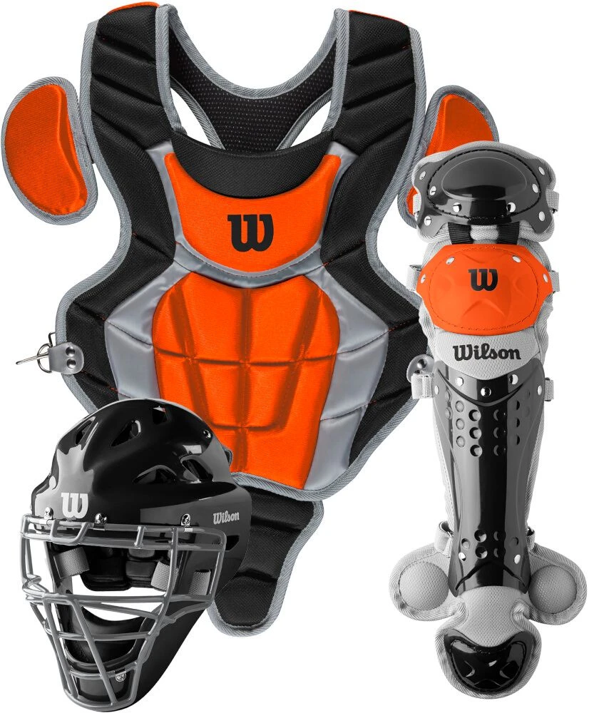 Wilson C200 Youth Baseball Catcher's Gear Kit WB57116 - Image 5